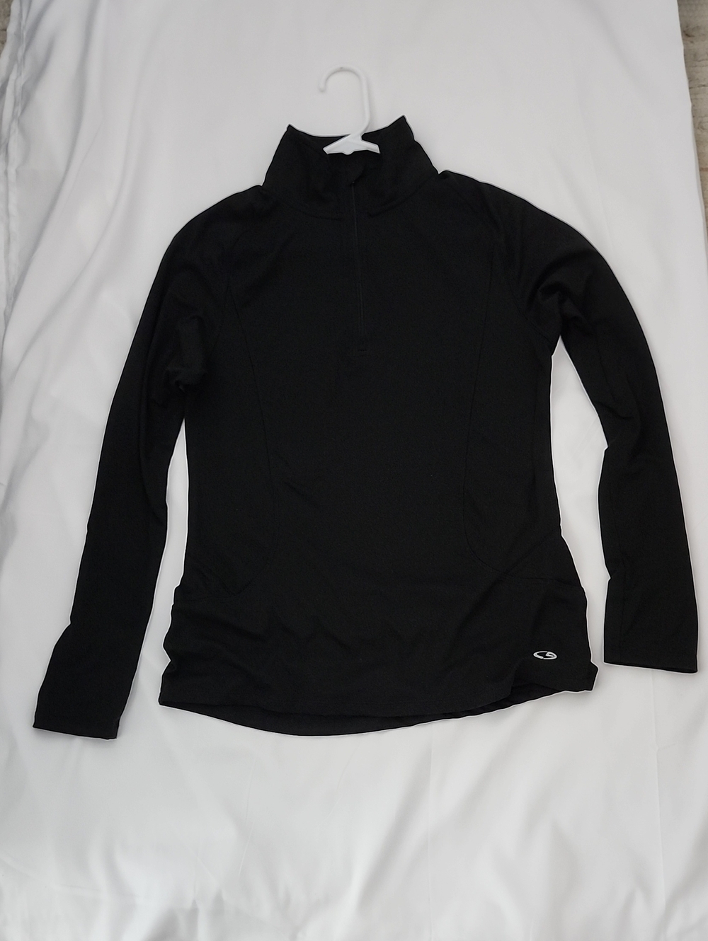 C9 by Champion Black Quarter-Zip Long Sleeve Pullover